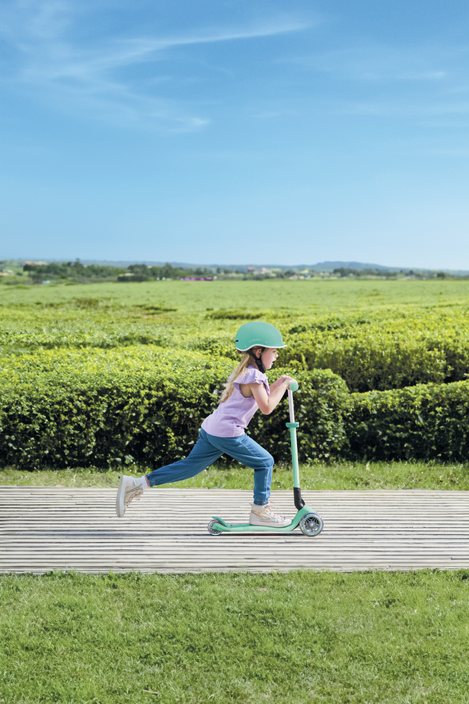 PATINETE PRIMO PLEGABLE MENTA CON LED - Imagen 3