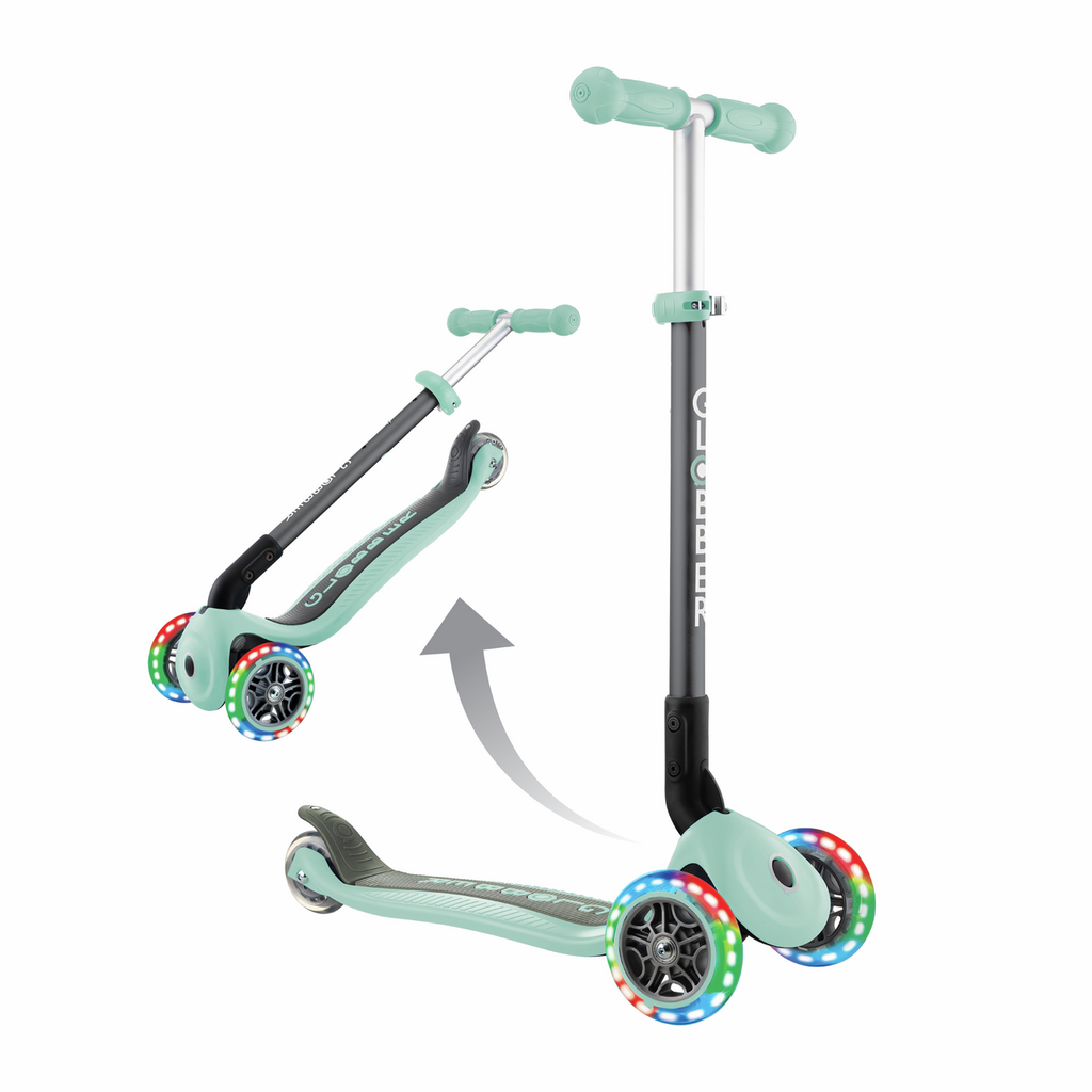 PATINETE PRIMO PLEGABLE MENTA CON LED - Imagen 6