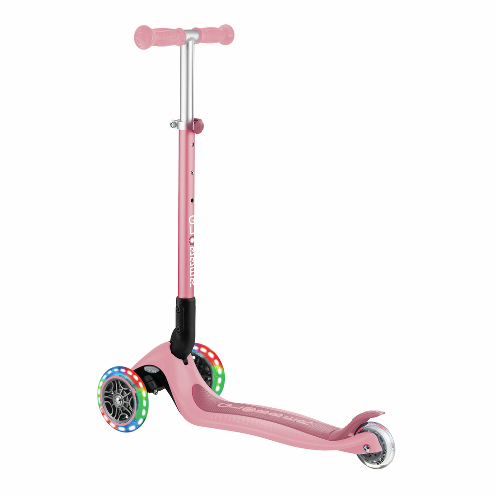PATINETE PRIMO PLEGABLE ROSA PASTEL CON LED - Imagen 11