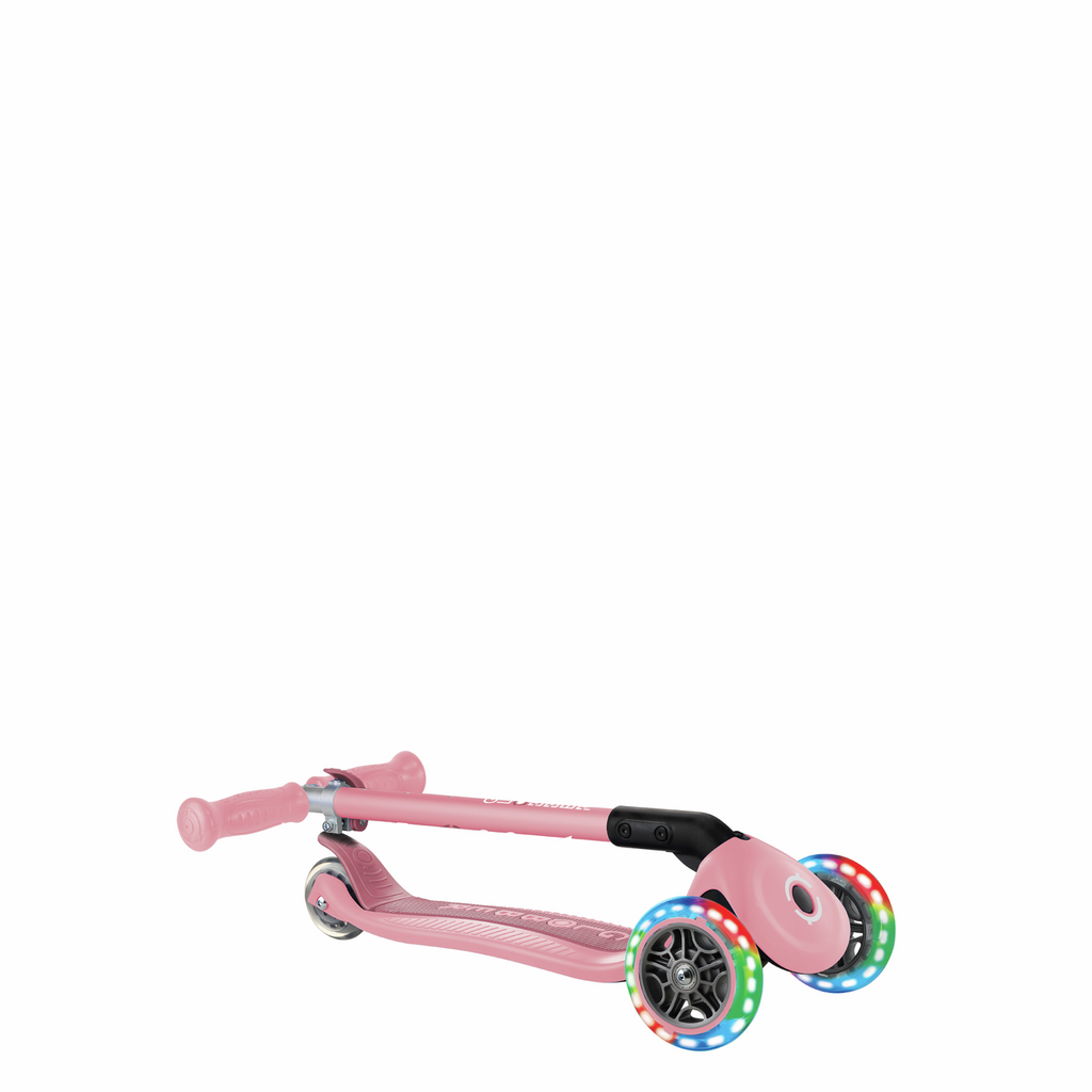 PATINETE PRIMO PLEGABLE ROSA PASTEL CON LED - Imagen 8