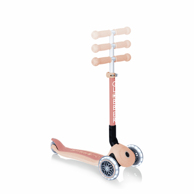 PATINETE PLEGABLE JUNIOR MELOCOTON/PEACH CON LED