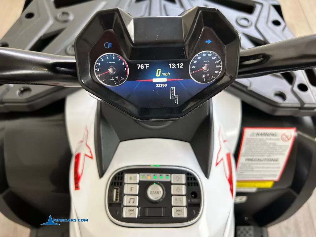 QUAD ELECTRICO XT-SPEED 24V BLANCO/NEGRO - Imagen 4