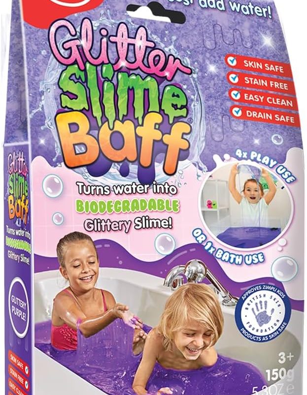 SLIME BAFF GLITTER PURPURA 1x150gr.