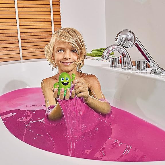 SLIME BAFF GLITTER ROSA 1x150gr. - Imagen 2