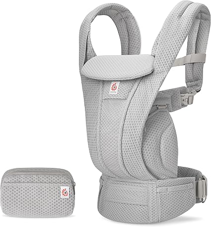MOCHILA PORTABEBE OMNI DELUXE MESH GRIS PERLA