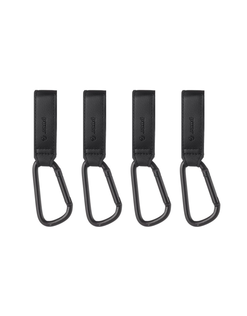 PACK 4UDS. MOSQUETONES PARA CARRITO NEGRO