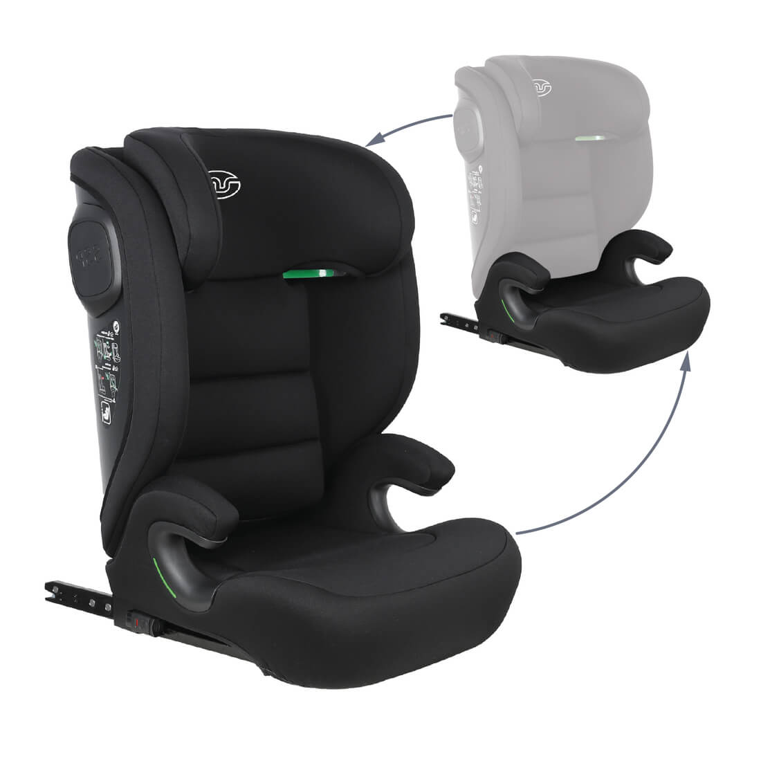 SILLA AUTO BETA NEGRA (105-150)CM - Imagen 4