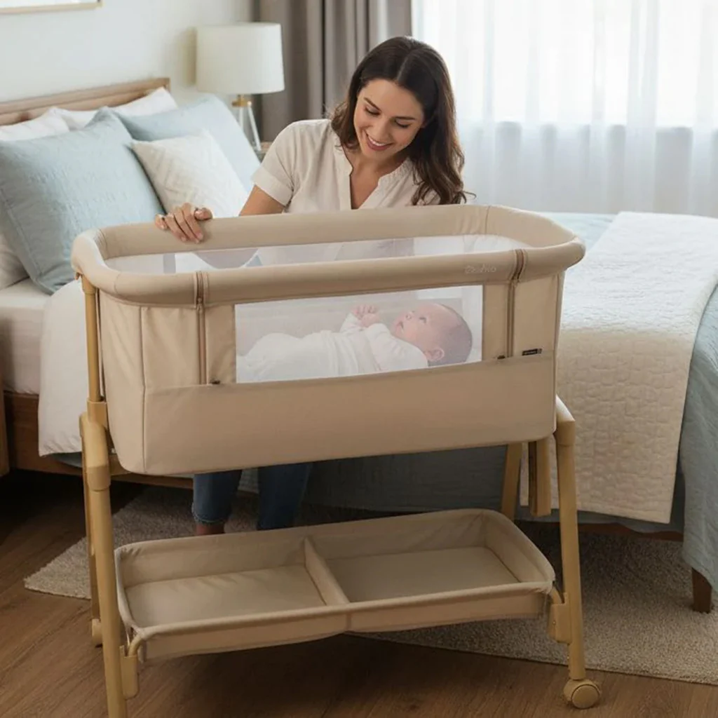 MINICUNA COLECHO SMART BEIGE - Imagen 2