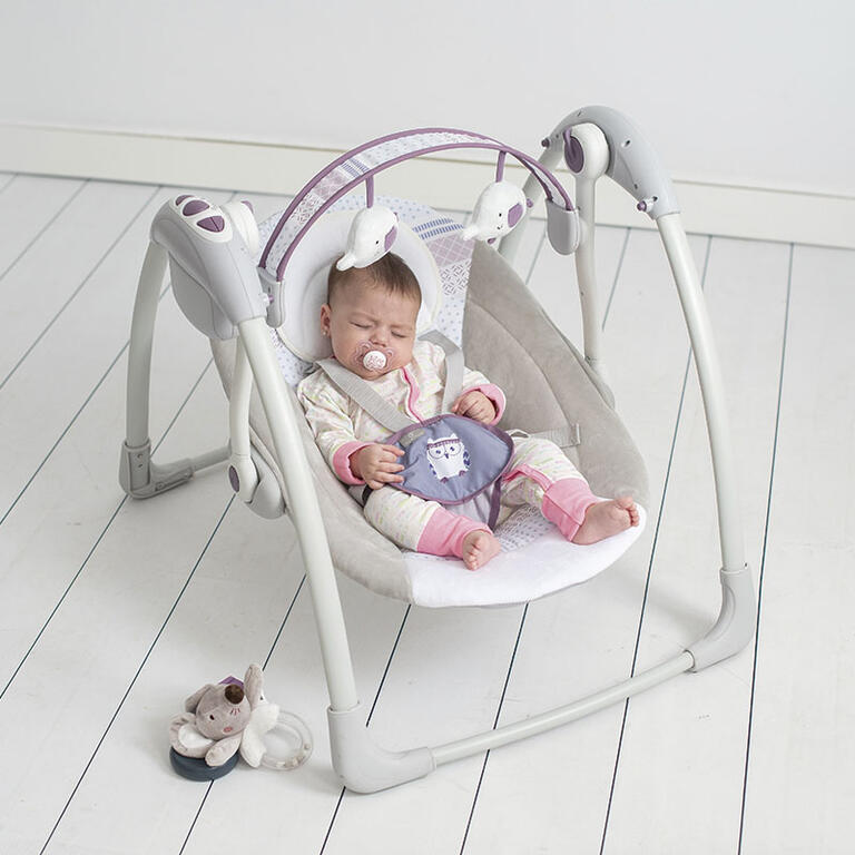COLUMPIO/HAMACA MUSICAL OWL LILA - Imagen 2