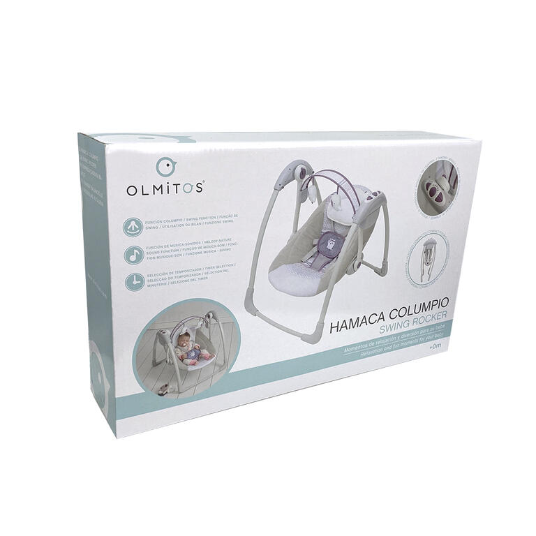 COLUMPIO/HAMACA MUSICAL OWL LILA - Imagen 3