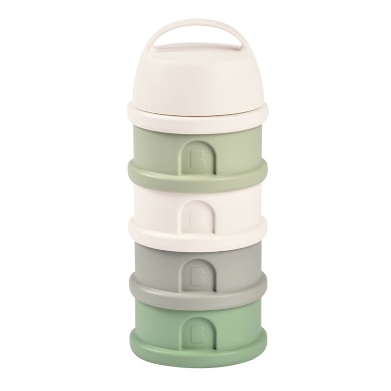 DOSIFICADOR APILABLE 4 COMPARTIMENTOS COTTON/VERDE SALVIA