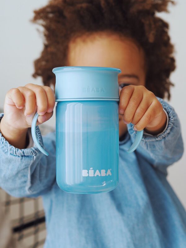 VASO/TAZA DE APRENDIZAJE 360º AZUL - Imagen 5