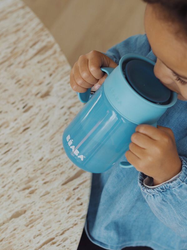 VASO/TAZA DE APRENDIZAJE 360º AZUL - Imagen 4