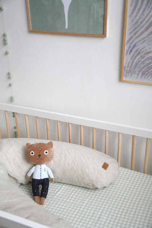 COJIN/ALMOHADA DE LACTANCIA BIG FLOPSY LINO NATURAL - Imagen 5