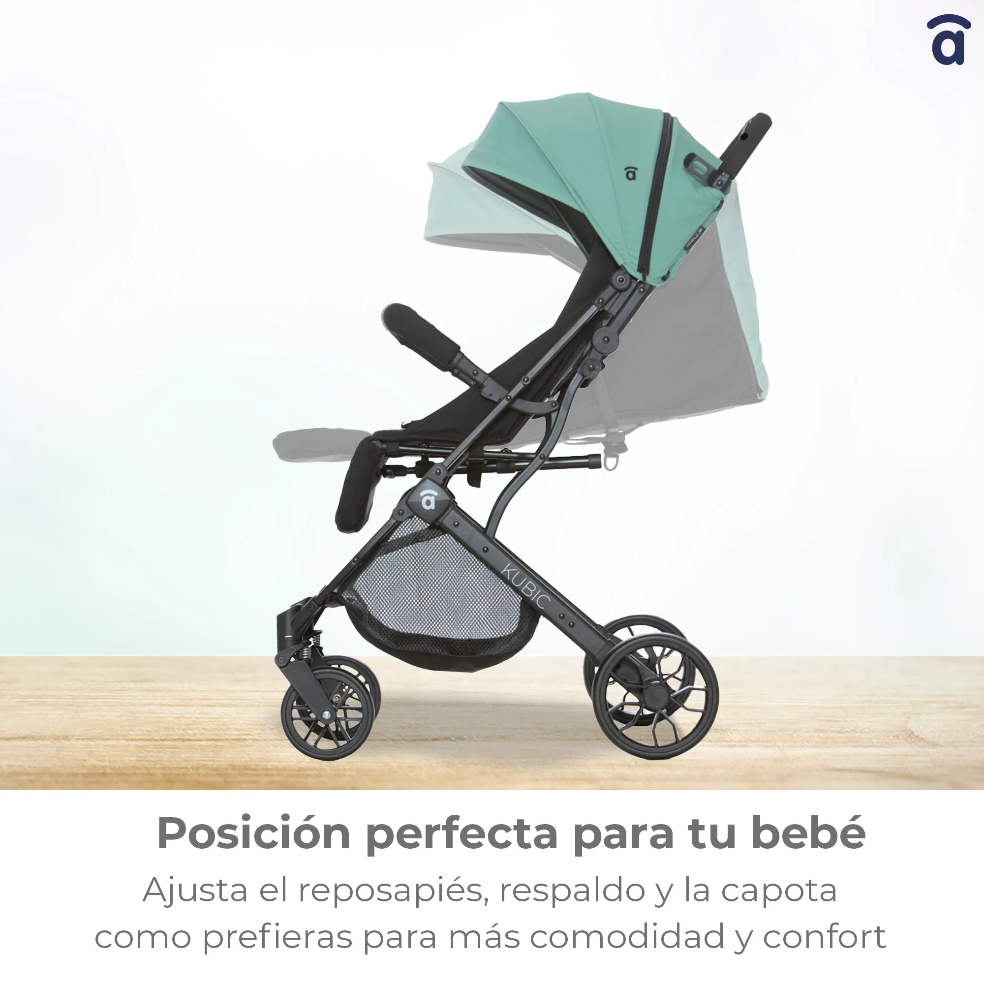 SILLA DE PASEO KUBIC 2 VERDE - Imagen 3