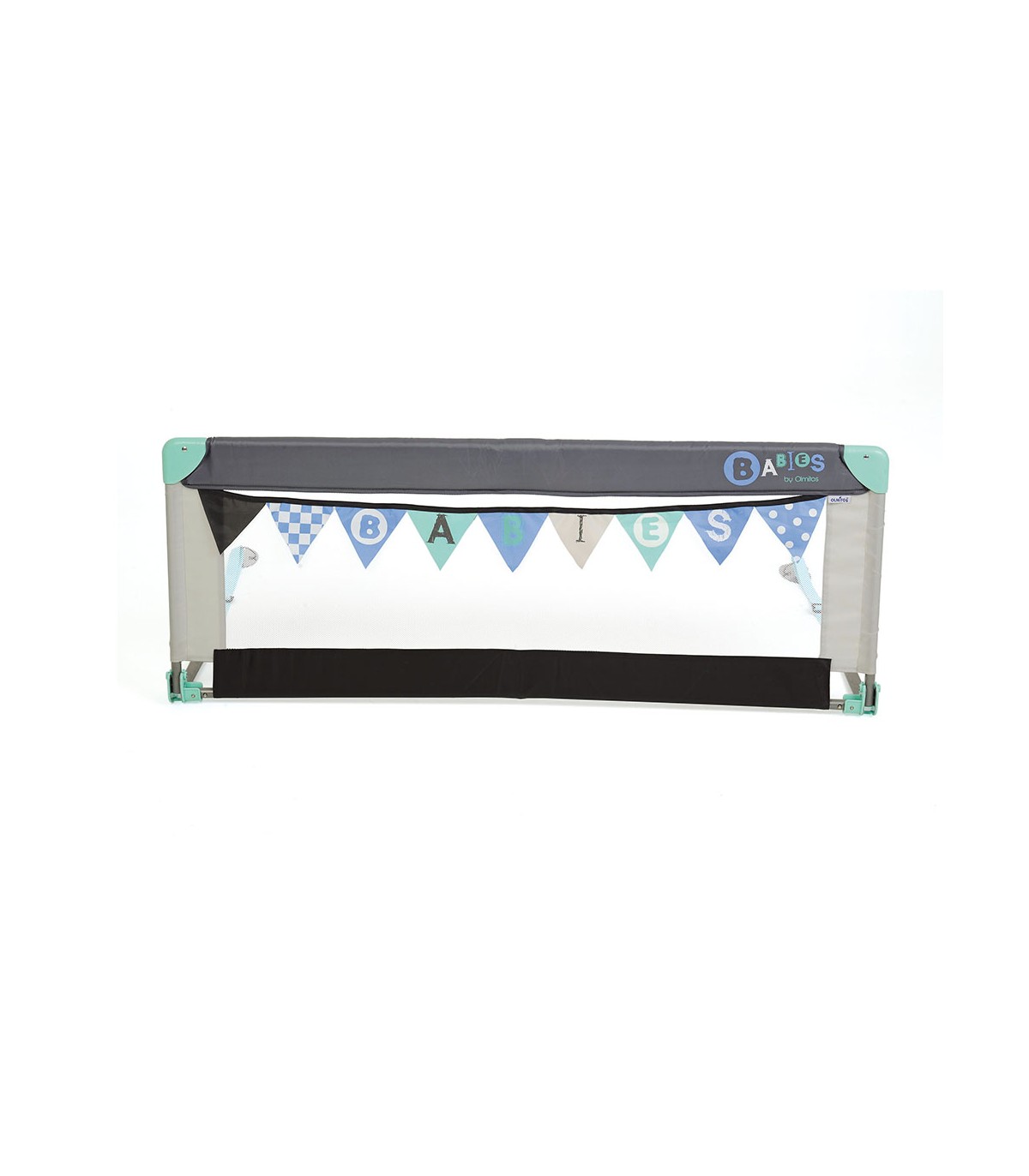 BARRERA CAMA PLEGABLE 130CM BABIES BANDERAS - Imagen 2