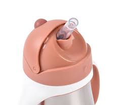 TAZA INOX 250ML C/CAÑITA C/ASAS TERRACOTA - Imagen 2