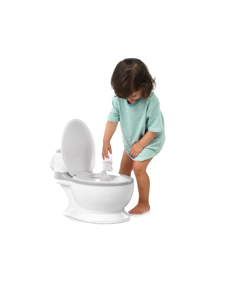 ORINAL CON SONIDO FIRST POTTY 3EN1 GRIS - Imagen 4