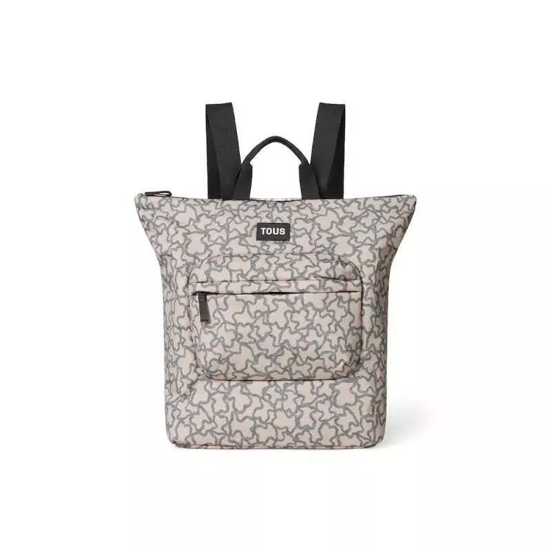 BOLSO MOCHILA CON CAMBIADOR KAOS BEIGE - Imagen 2