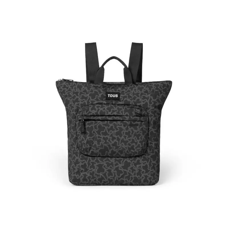 BOLSO MOCHILA CON CAMBIADOR KAOS NEGRO - Imagen 2