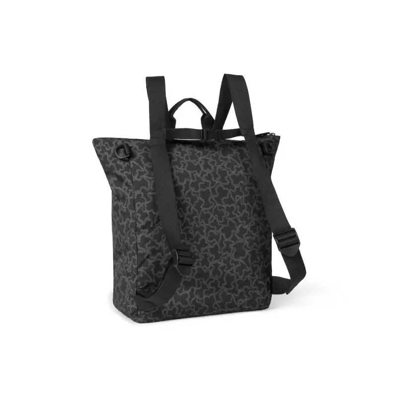 BOLSO MOCHILA CON CAMBIADOR KAOS NEGRO - Imagen 5