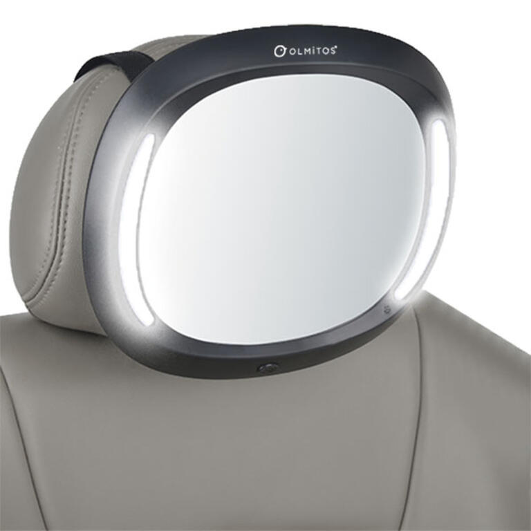ESPEJO RETROVISOR SEGURIDAD COCHE C/LED - Imagen 8