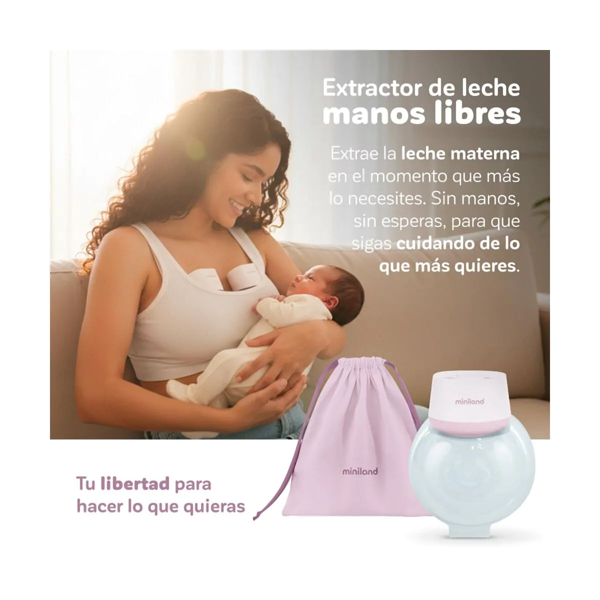 EXTRACTOR DE LECHE MATERNA ELECTRICO EASY FLOW - Imagen 4