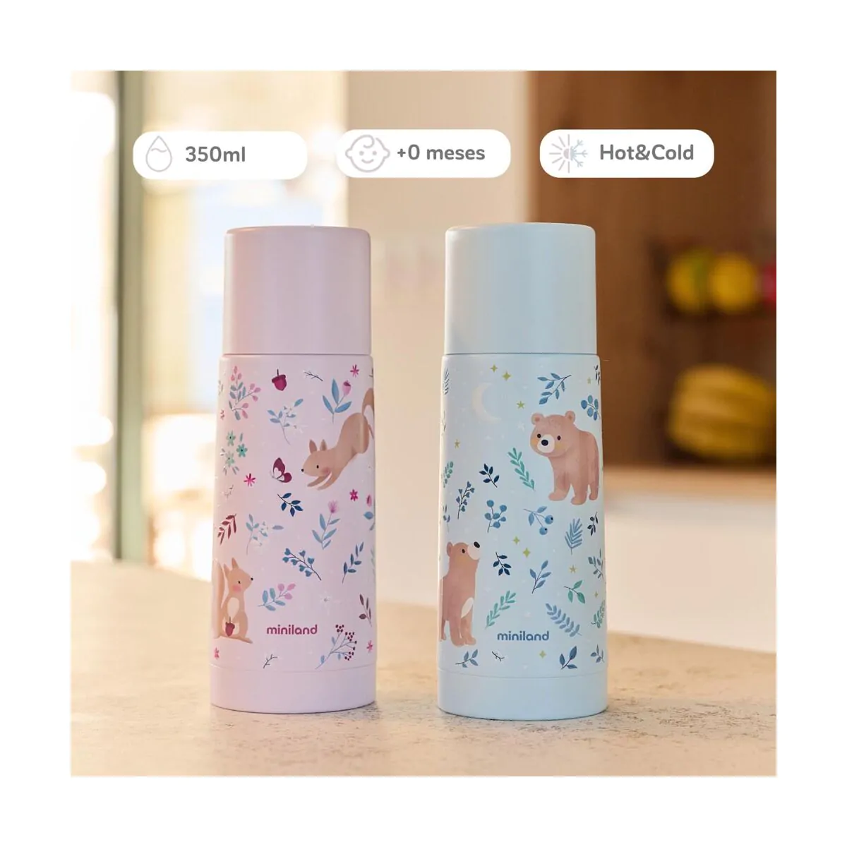 TERMO LIQUIDOS INOXIDABLE 350ML SQUIRREL - Imagen 5
