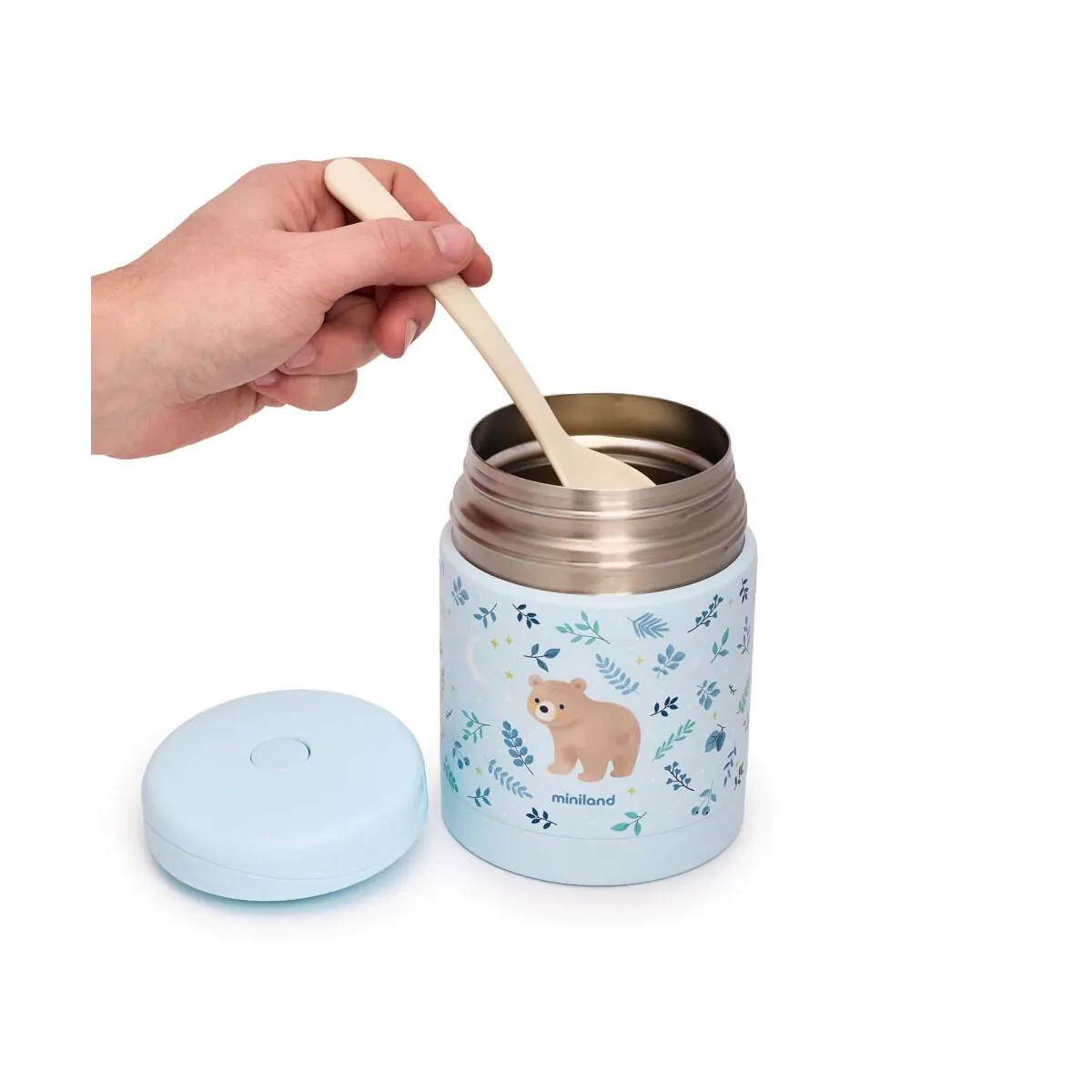 TERMO SOLIDOS INOXIDABLE 600ML BEAR - Imagen 4