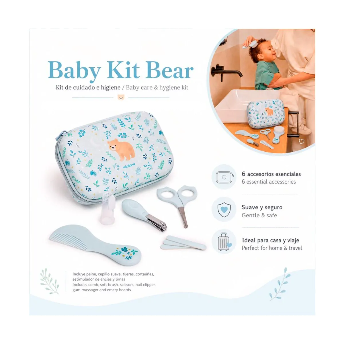 ESTUCHE HIGIENE BABY KIT BEAR - Imagen 5