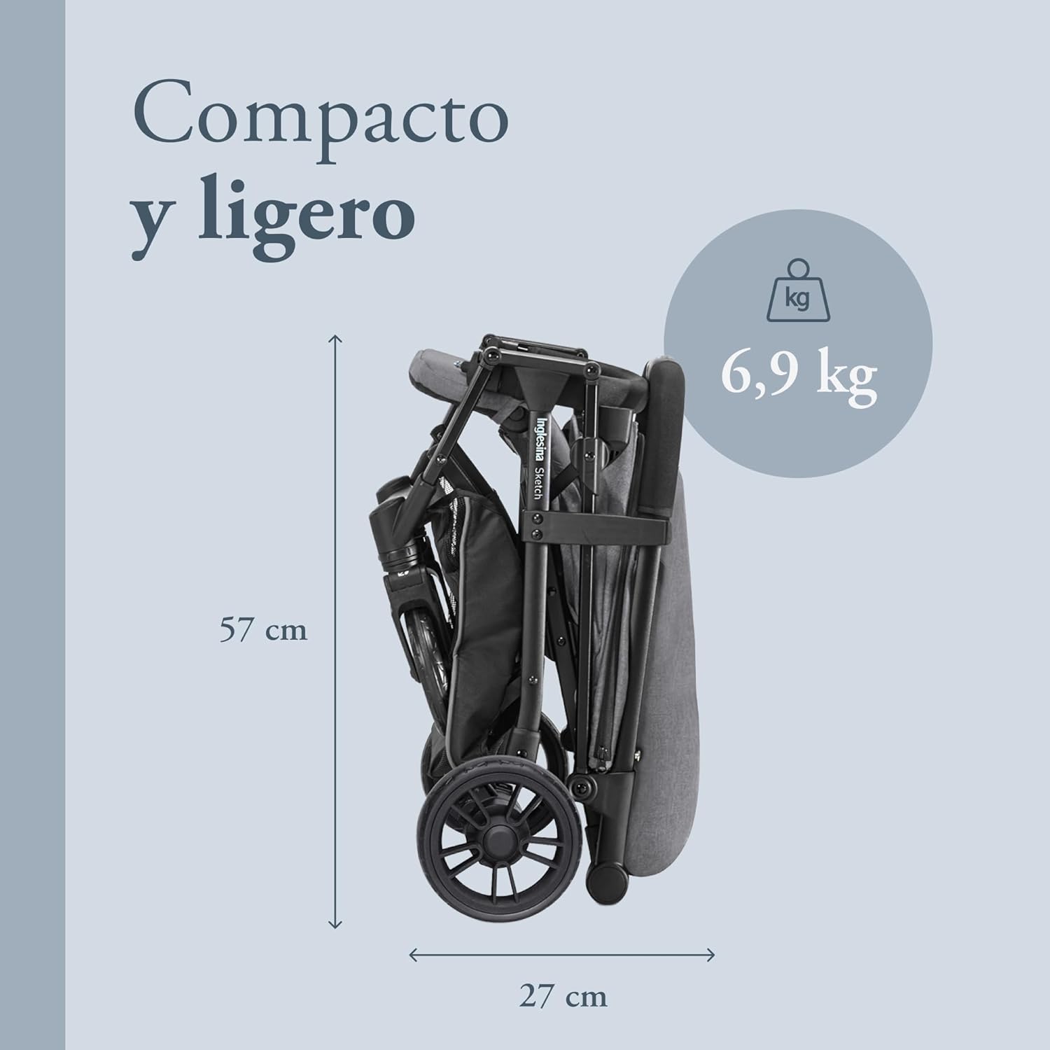 SILLA DE PASEO SKETCH BLACK - Imagen 2