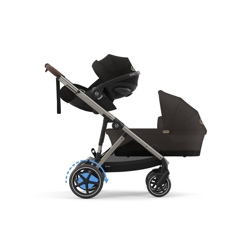 E-GAZELLE SILLA TAUPE CHOCOLATE BROWN - Imagen 2