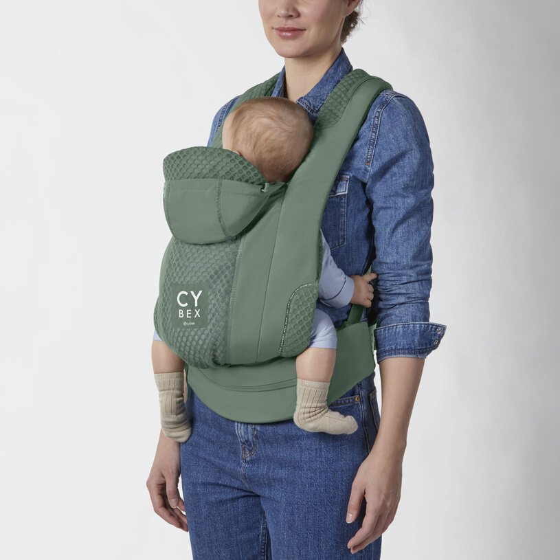 MOCHILA PORTABEBE COYA CARRIER LEAF GREEN - Imagen 6