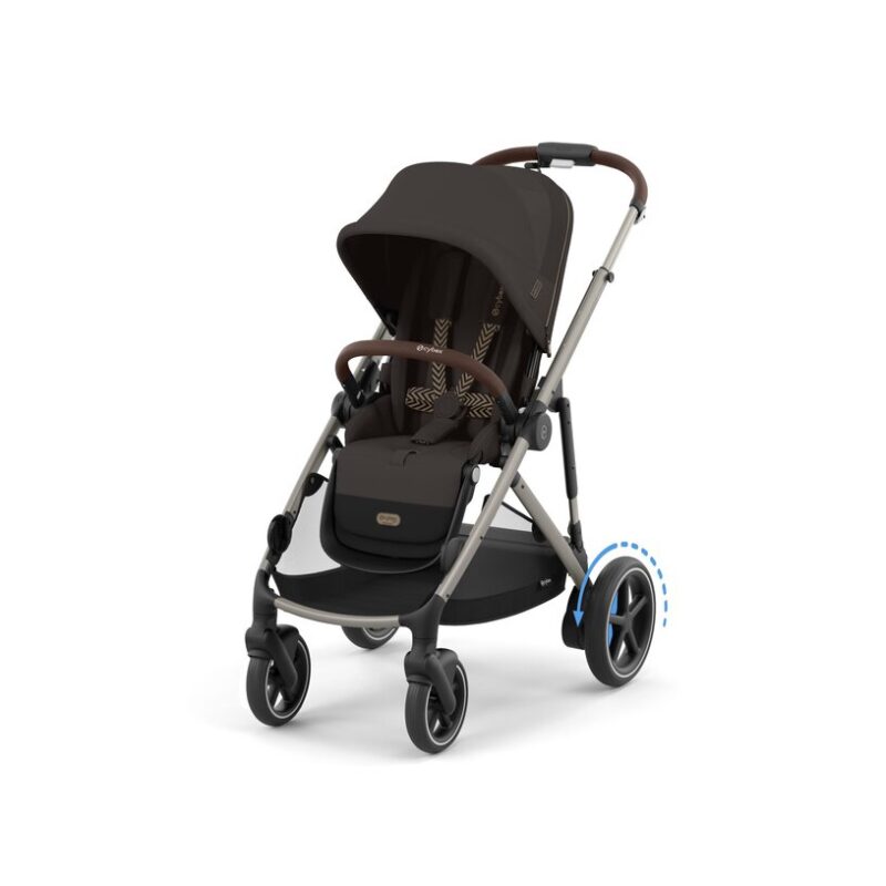 E-GAZELLE SILLA TAUPE CHOCOLATE BROWN