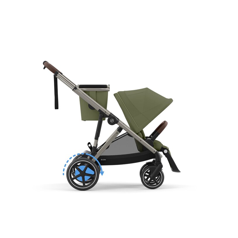 E-GAZELLE SILLA TAUPE MOSS GREEN - Imagen 5