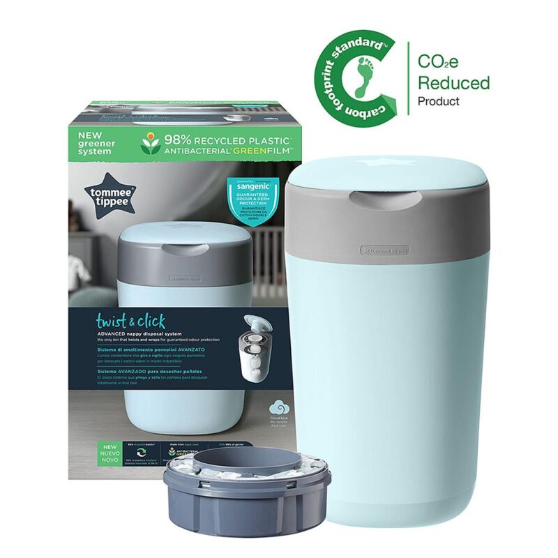 CONTENEDOR DE PAÑALES SANGENIC TWIST&CLICK AZUL