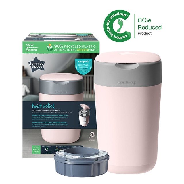 CONTENEDOR DE PAÑALES SANGENIC TWIST&CLICK ROSA
