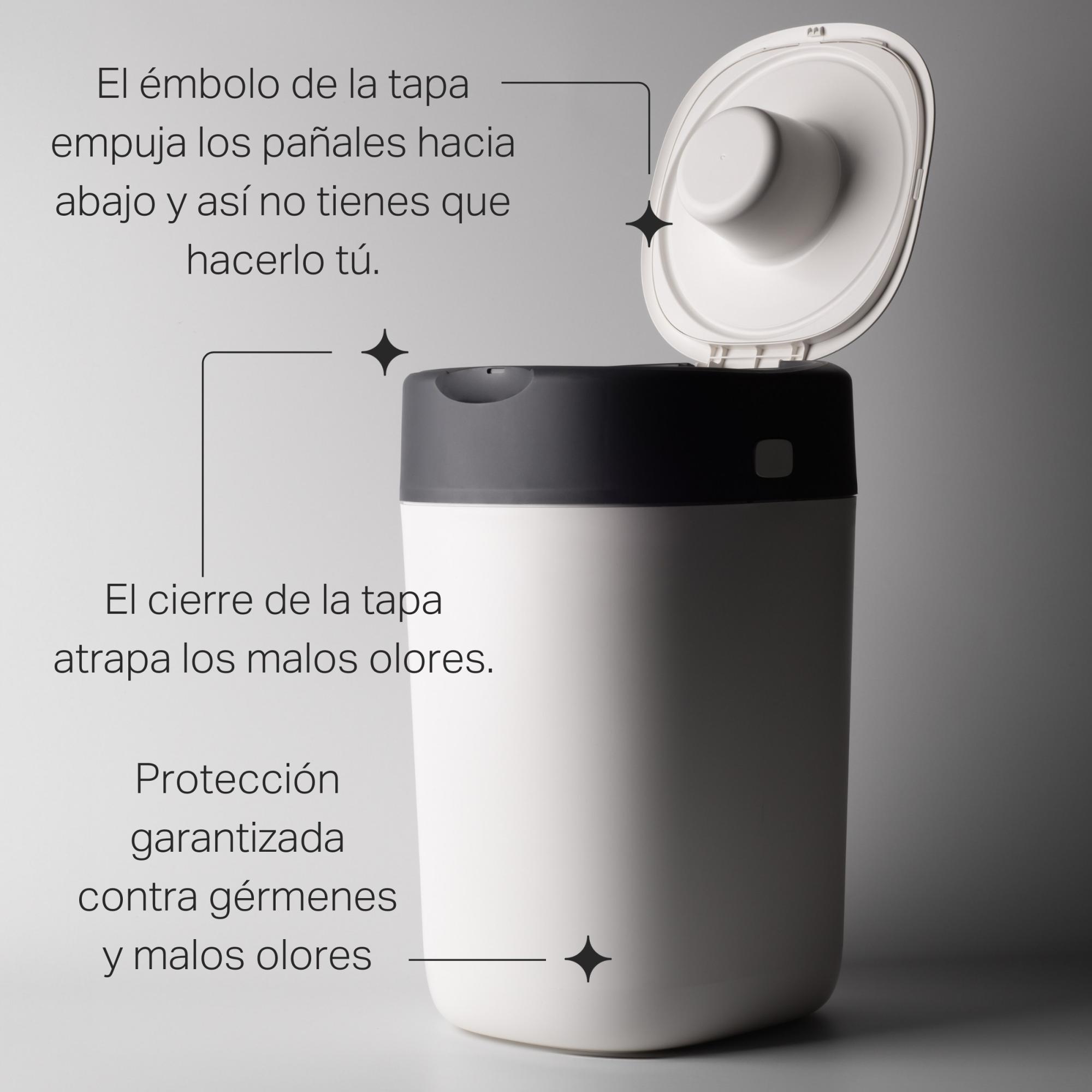 CONTENEDOR DE PAÑALES SANGENIC TWIST&CLICK BLANCO - Imagen 5