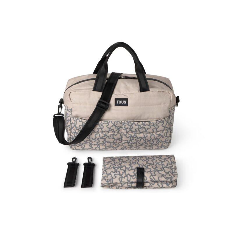 BOLSO MATERNAL CON CAMBIADOR KAOS BEIGE