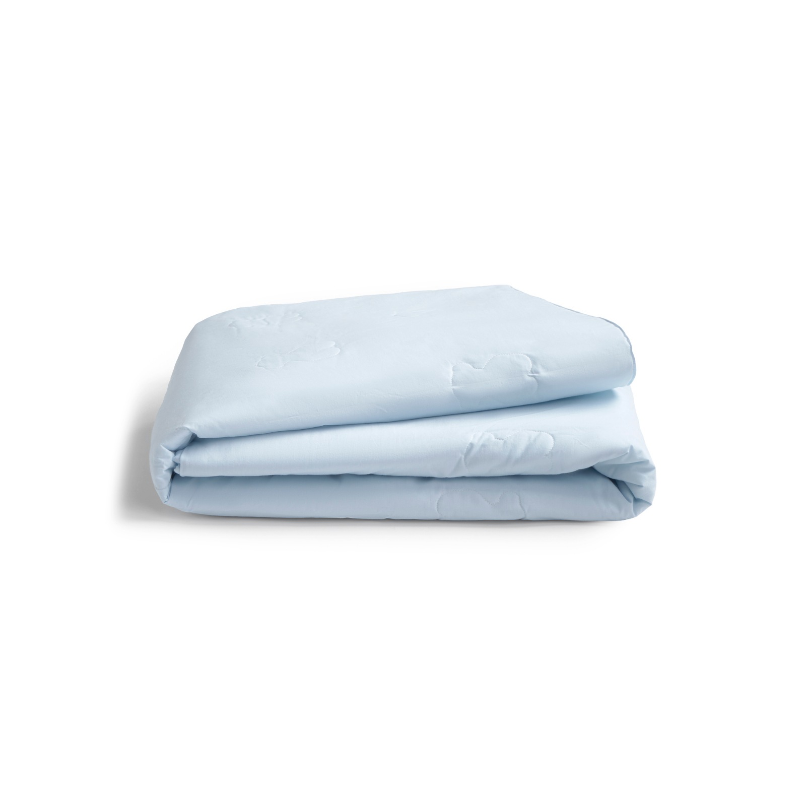 COLCHA PARA CUNA OSOS BORDADOS CELESTE - Imagen 2