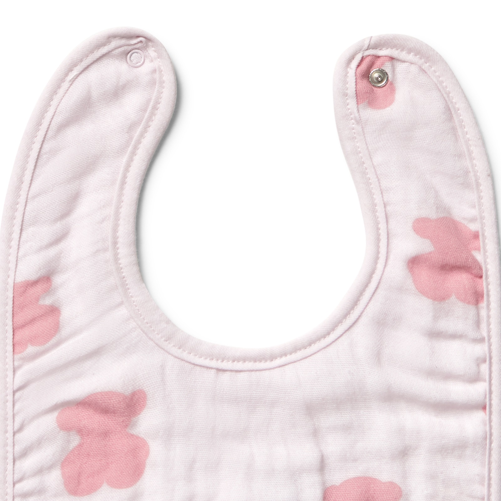 SET DE 2 BABEROS MUSELINA OSOS ROSA/VERDE - Imagen 3