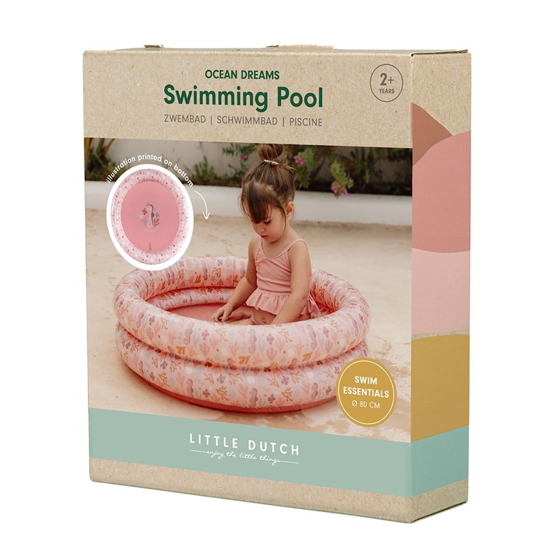 PISCINA 80CM OCEAN DREAMS ROSA - Imagen 5