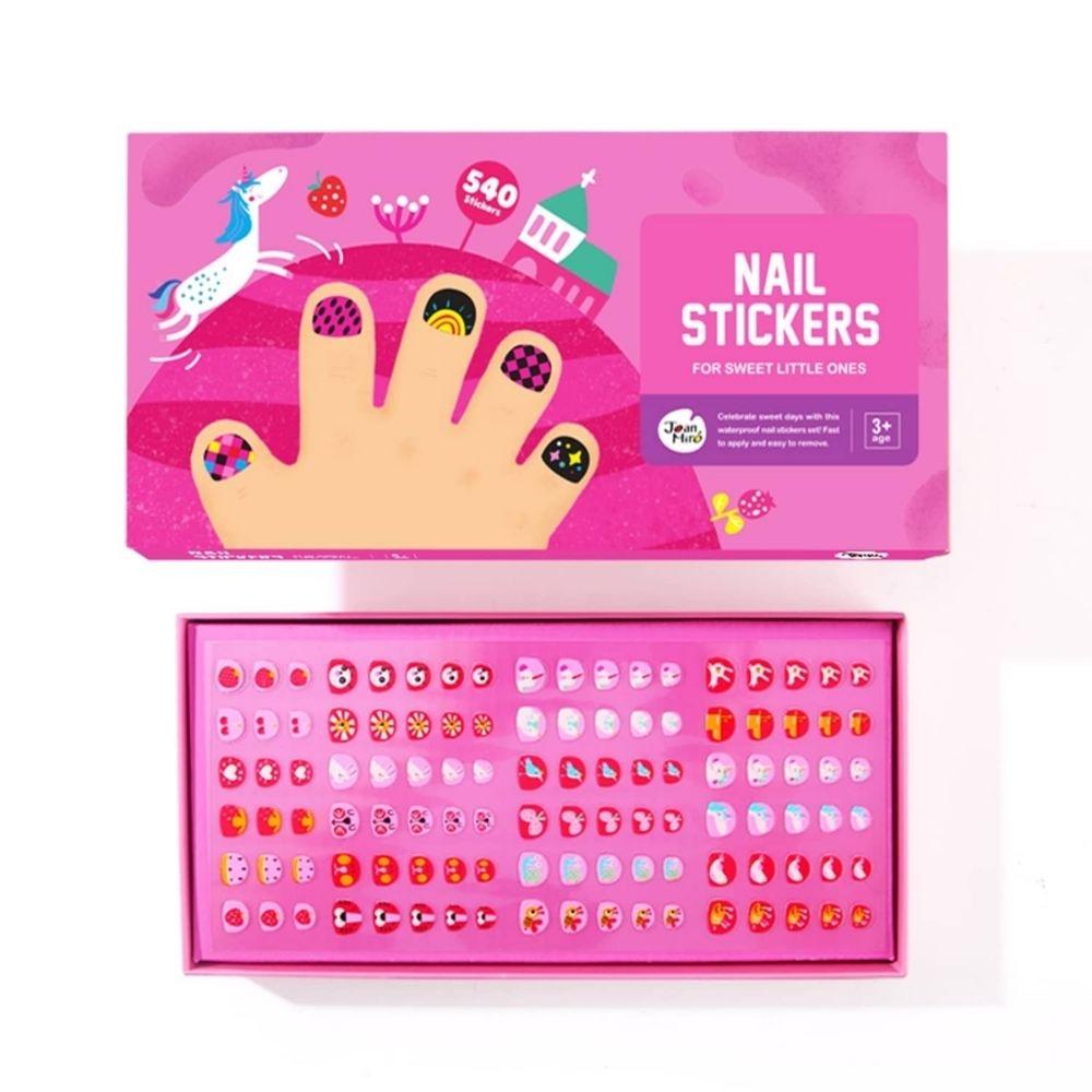 SET 540 STICKERS WATERPROOF PARA UÑAS SWEET LITTLE ONES