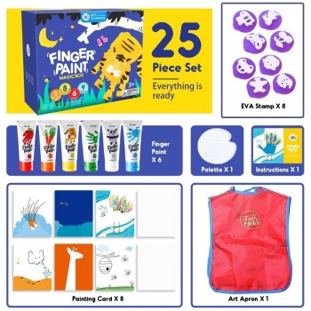 SET CREATIVO PINTURA DE DEDOS MAGIC BOX - Imagen 2