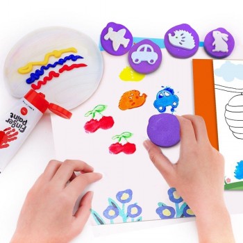 SET CREATIVO PINTURA DE DEDOS MAGIC BOX - Imagen 7