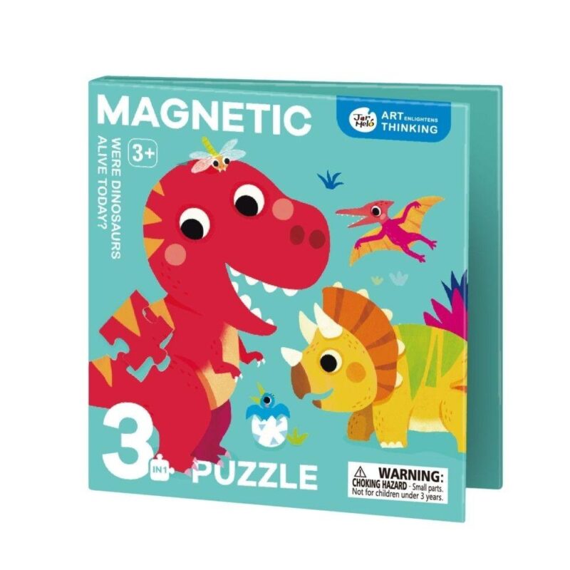 PUZZLE MAGNETICO 3 EN 1 DINOS ALIVE TODAY