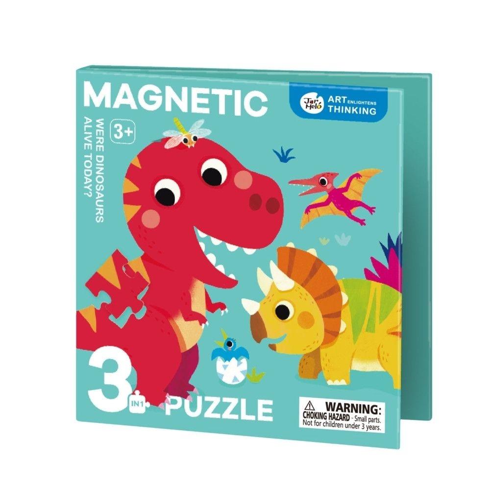 PUZZLE MAGNETICO 3 EN 1 DINOS ALIVE TODAY