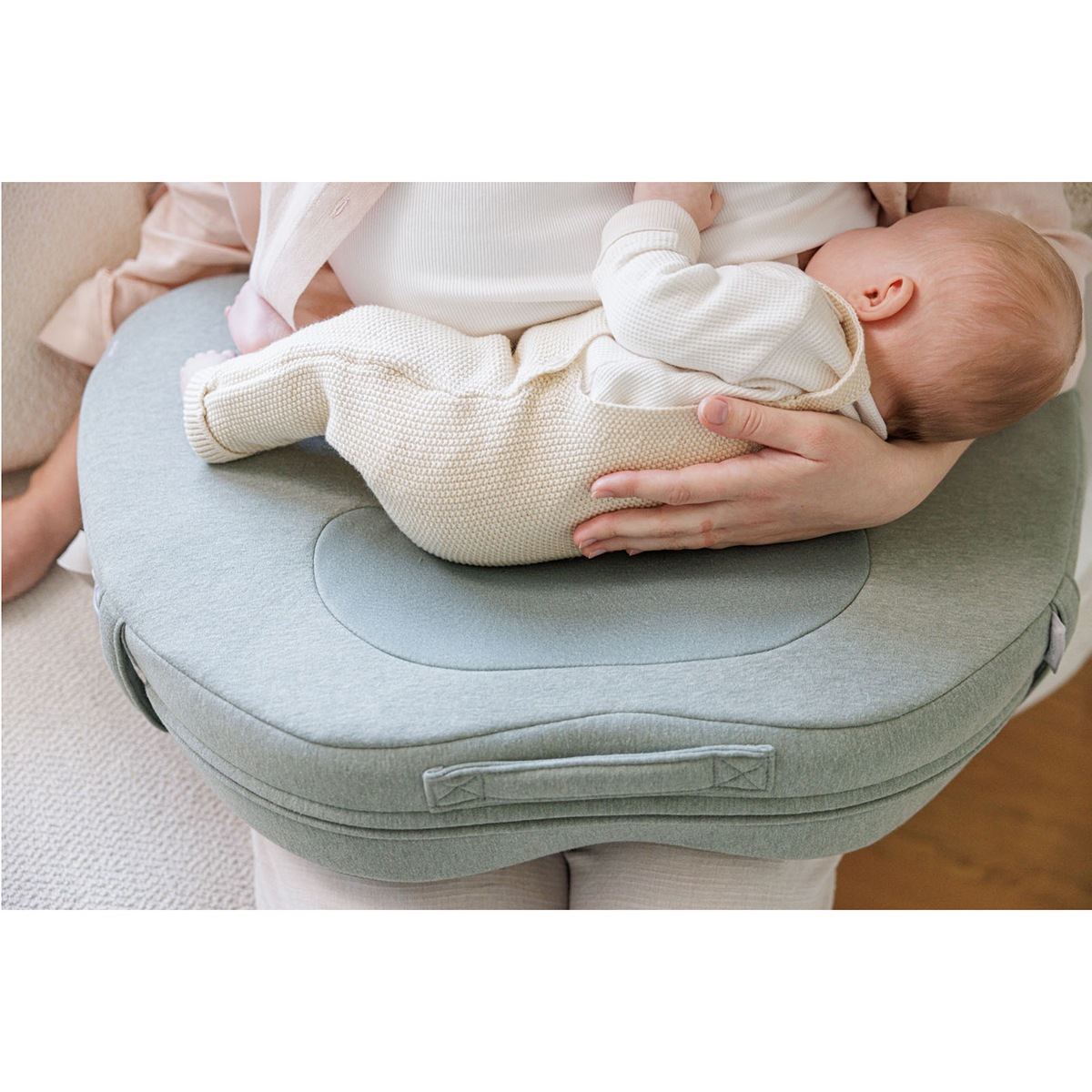 ALMOHADA DE LACTANCIA ELYSIA WARM BEIGE - Imagen 7