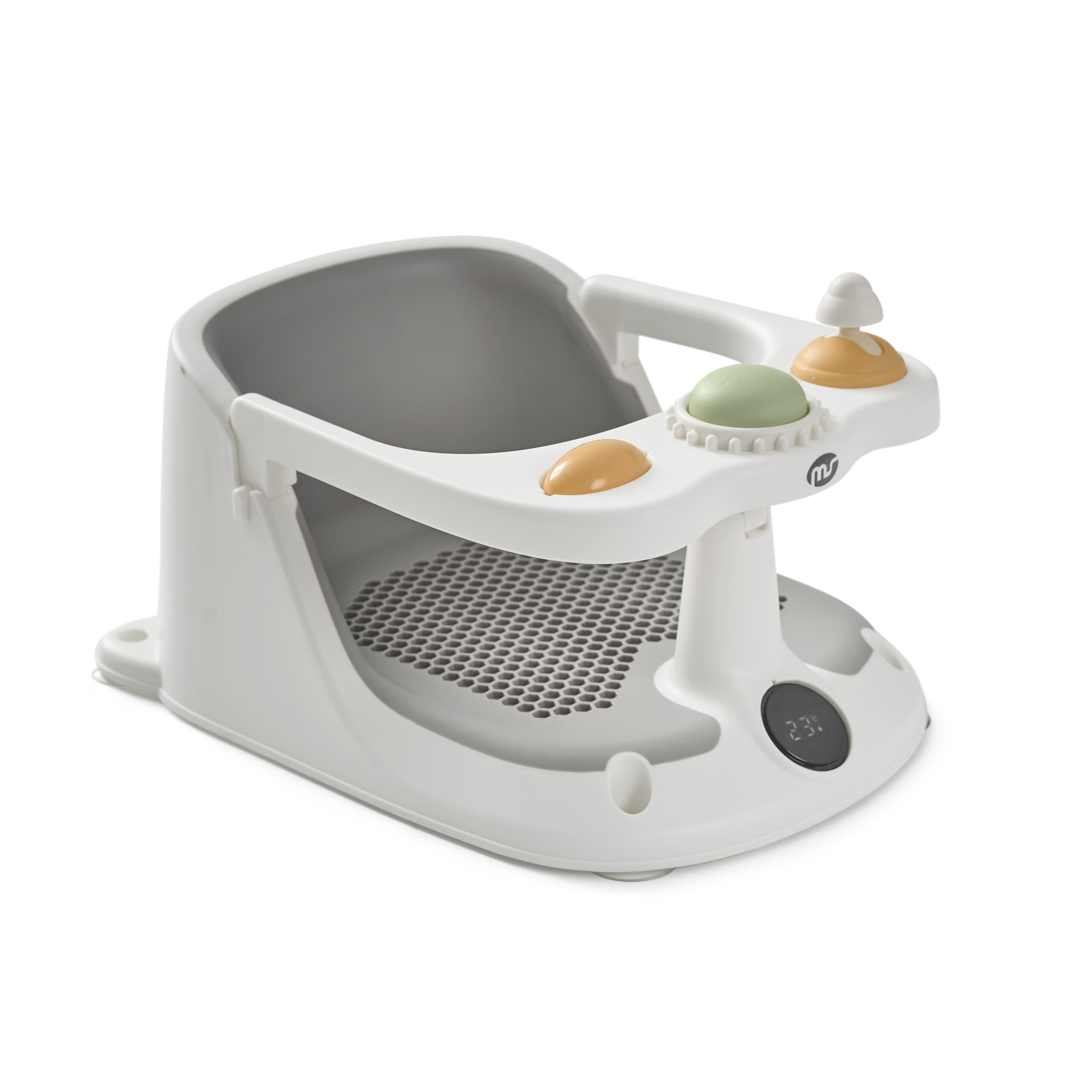 ASIENTO DE BAÑO CON TERMOMETRO SPLASH GRIS