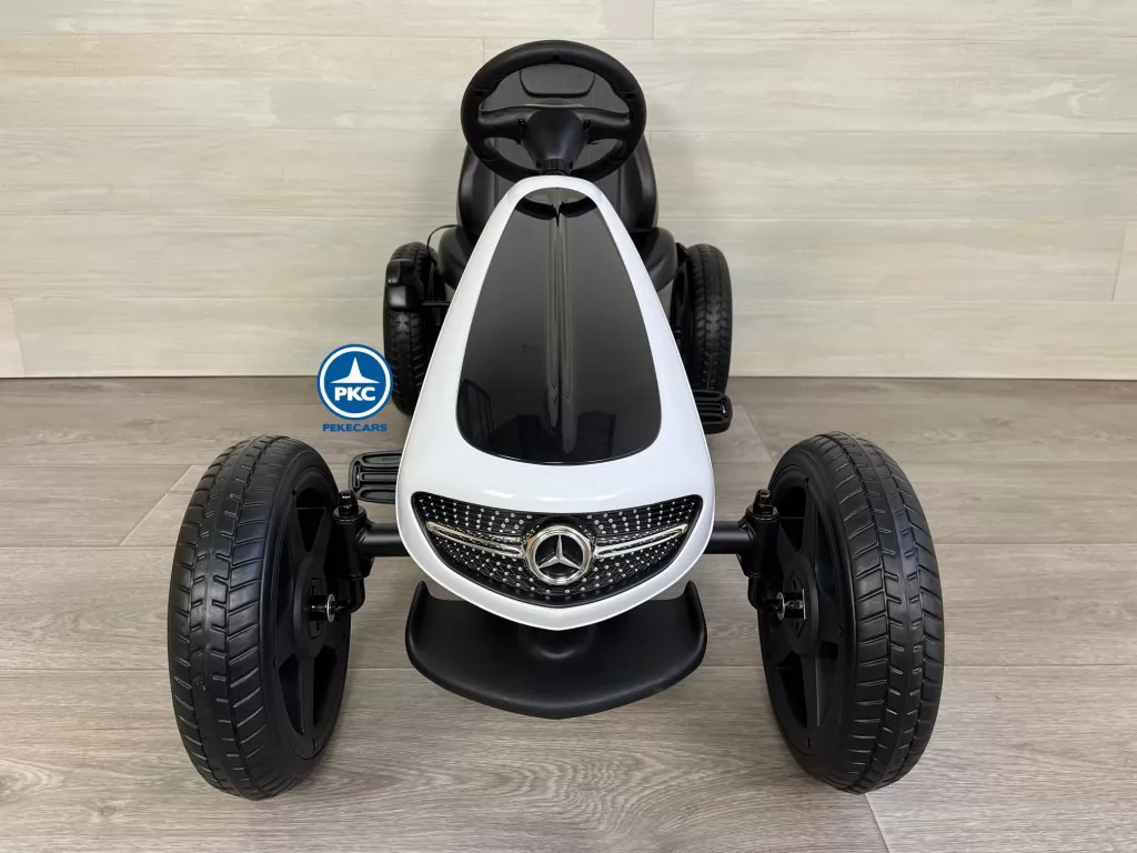 KART A PEDALES MERCEDES BLANCO - Imagen 10